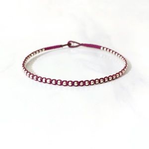 🎉HOST PICK 🎉 dainty silver beaded wrap bracelet